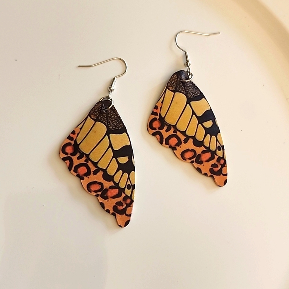 BUTTERFLY Earrings Butterfly Wing Spring Summer Fall